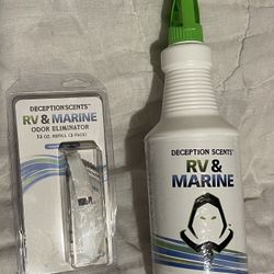 *BRAND NEW* Deception Scents 32oz RV&Marine Odor Eliminator + 2 refills