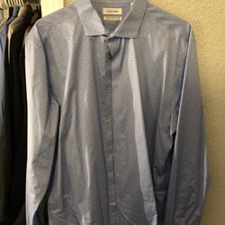 Men’s Light Blue Calvin Klein Dress Shirt