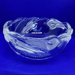 Mikasa Clear Crystal Candy Dish, Bowl -Made in Germany 5,5” x 2,5” Tall
