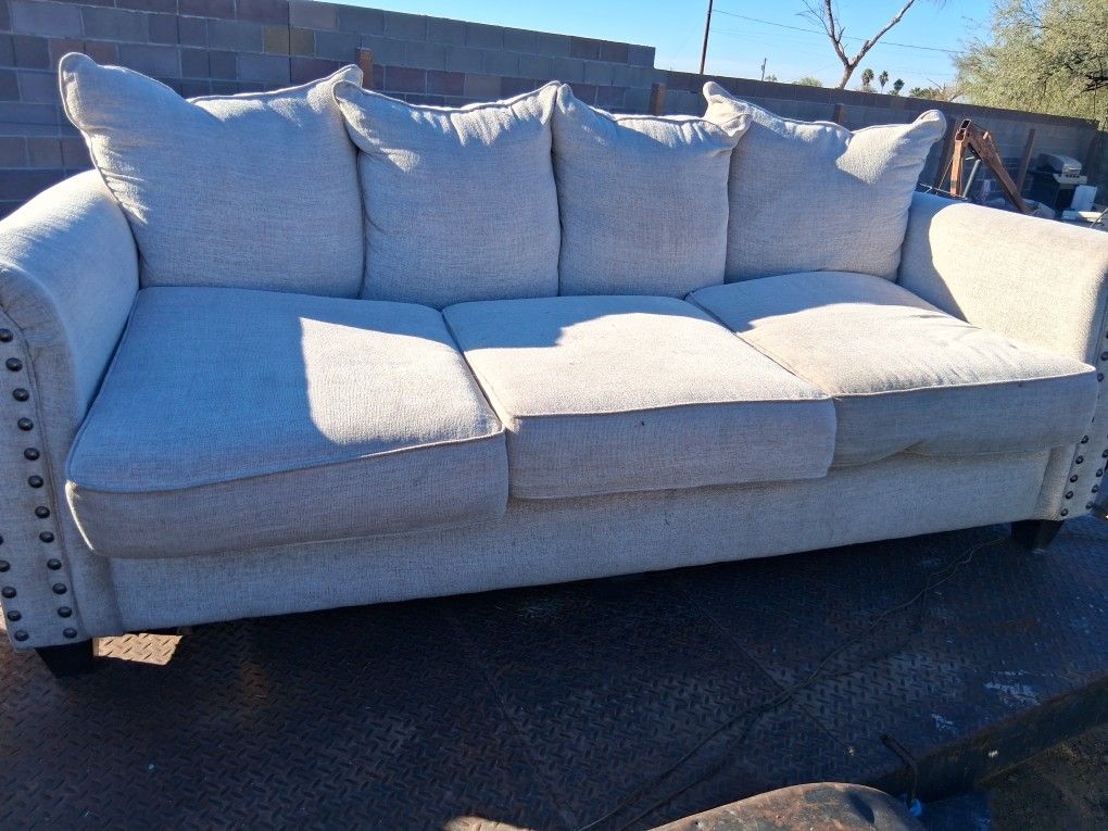 Fold Out Bed Couch  Nice With A Love Seat 