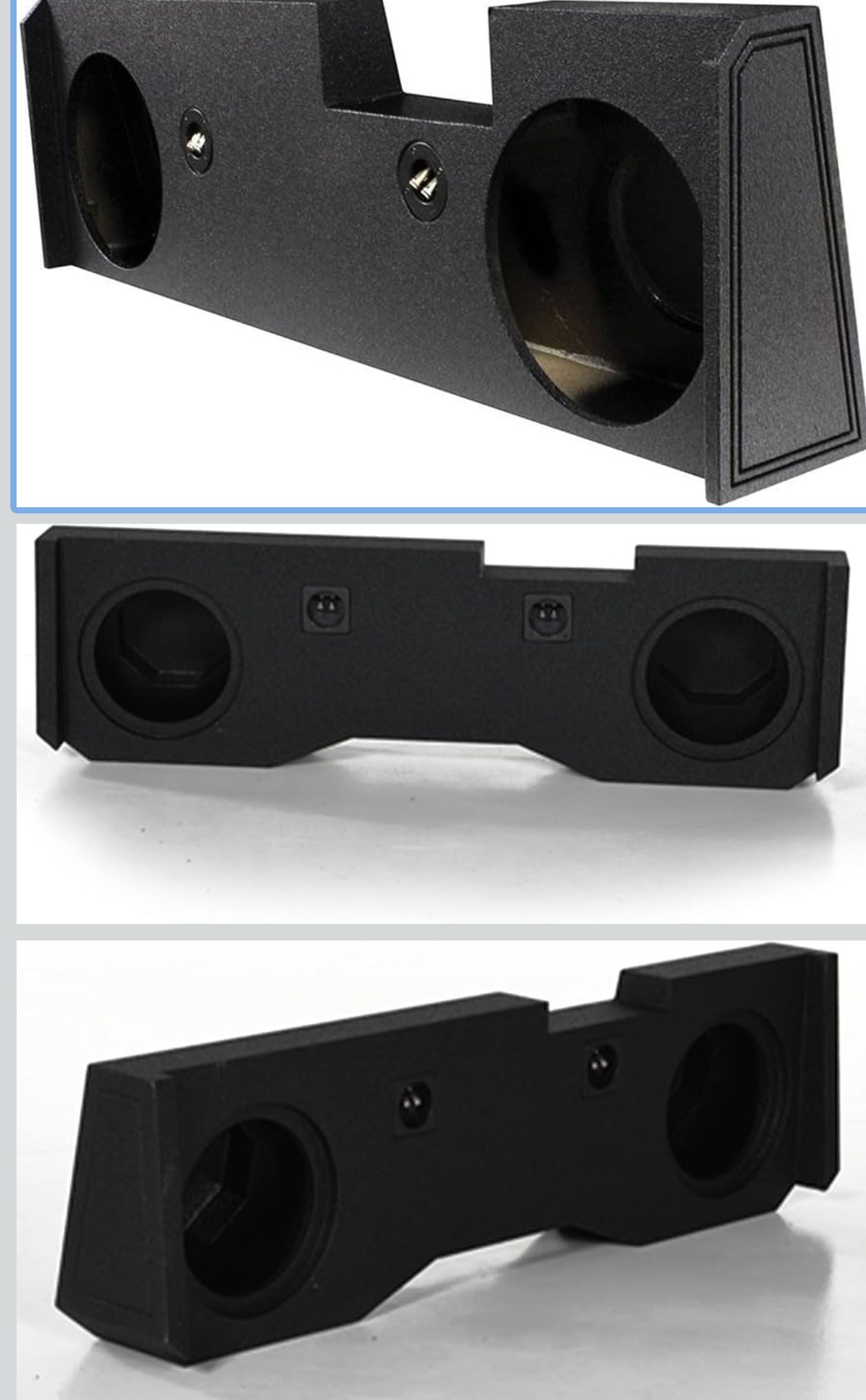 Subwoofer Box For 2 12”