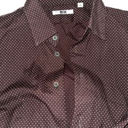 Uniqlo Dress Shirt Brown 