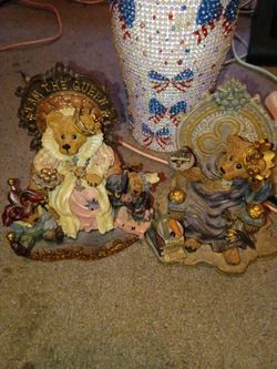 Boyds Bears Resin Figurines Set of Two
