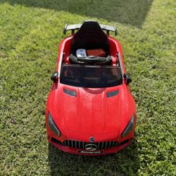Mercedes-Benz AMG kids ride-on car with remote control