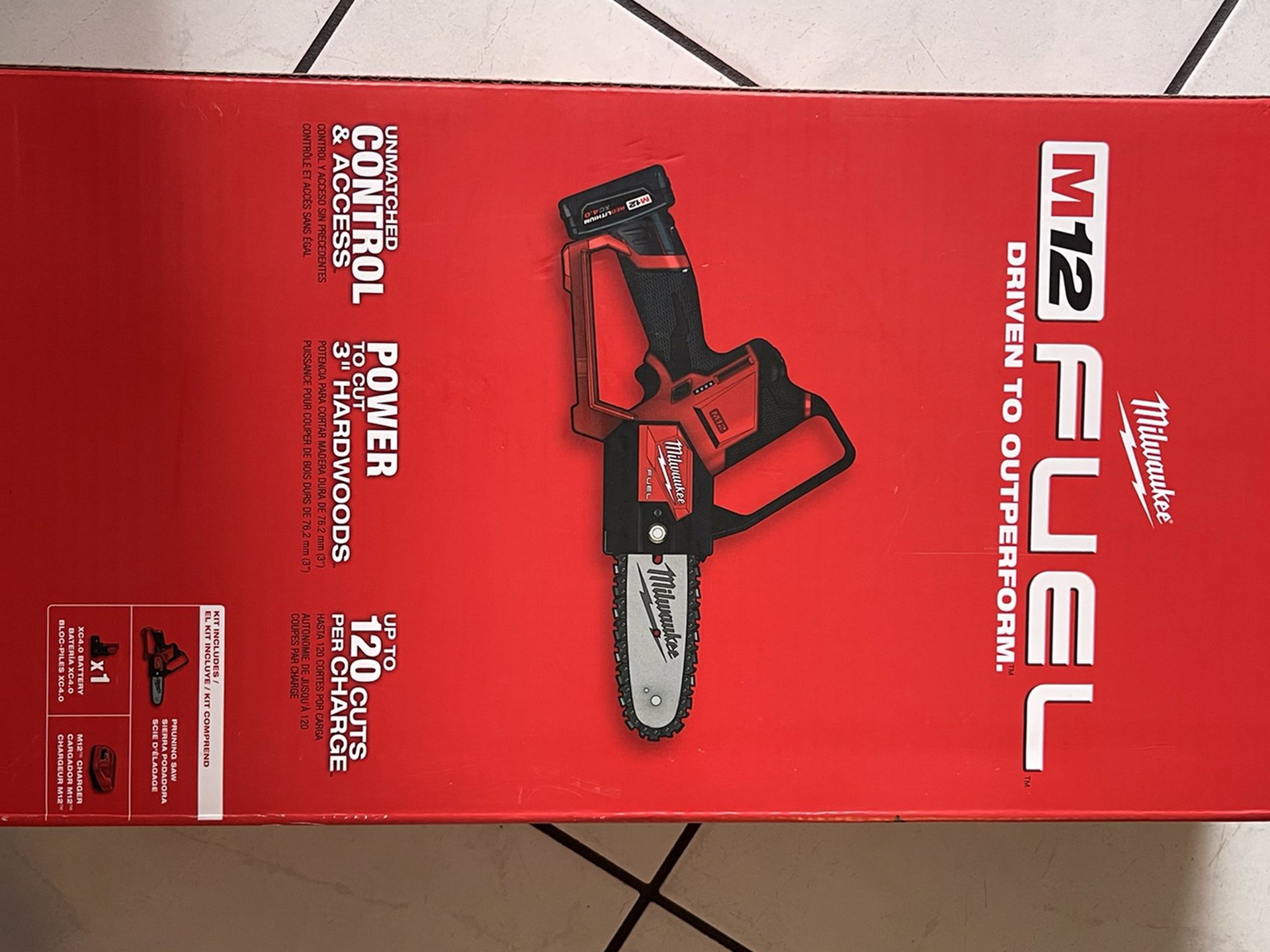 Milwaukee M12 Fuel 6 in. Hatchet Pruning Saw Kit /w 4.o Ah Battery & Charger …$195 Price Firm