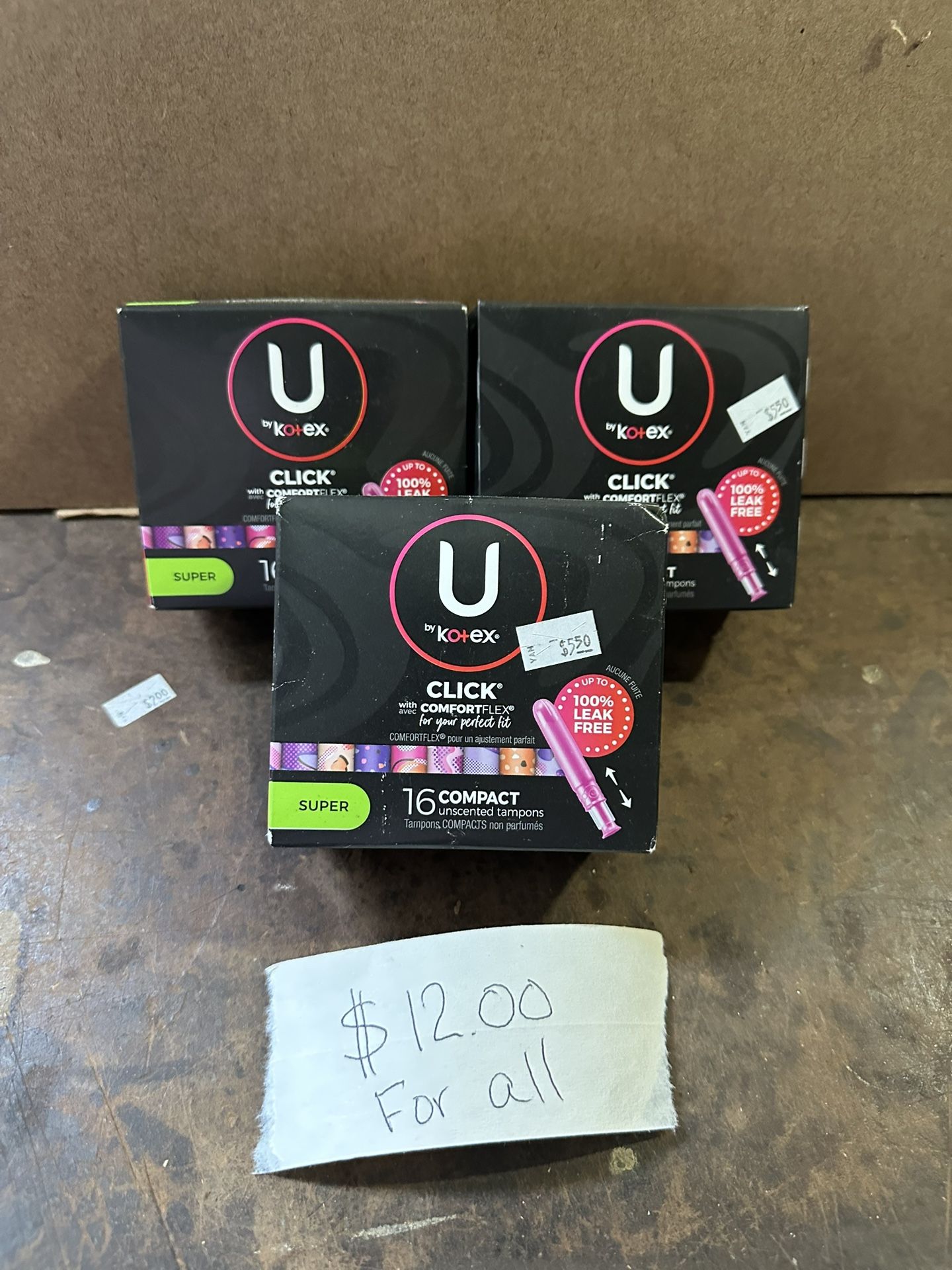 U By Kotex Tampons