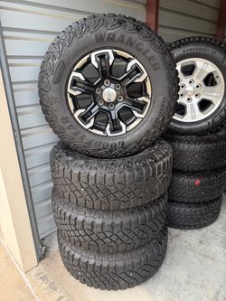 18” Goodyear Wrangler Territory MT LT275/70R18 Tires Rims Chevrolet, GMC and Dodge Ram 1500