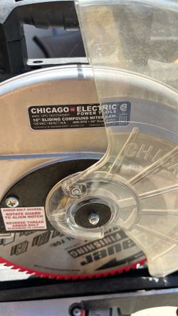 Chicago electric 10” sliding miter saw