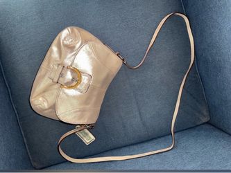 Coach gold purse