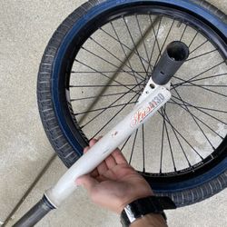 Bmx Wheel/ Fork 