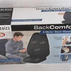 5 Motor Heated Massager for chair, sofa or auto NEW IN BOX
