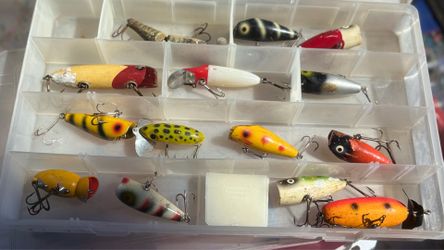 Fishing lures $5-$10 vintage wood