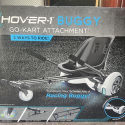 Hover-1 Buggy Hoverboard Go Kart Attachment – NEW in Box, Adjustable Hover Kart