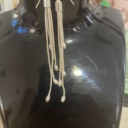 Long Earrings Silver 