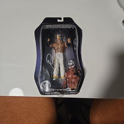 WWE Rey Mysterio Ruthless Signed, Aggression Series 19 Signed Action FIgure