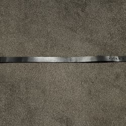 Quality Black Leather Belt 34”  No Design, Raw Leather 
