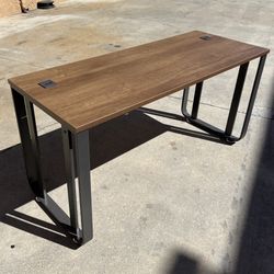 Modern Rectangular Credenza Console Table Office Desk 