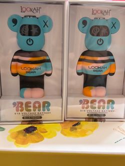 Lookah Bear 510 Voltage Battery Blue Tiedye