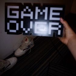 Game Over Sign