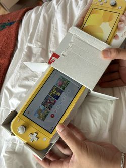 Yellow Nintendo Switch Lite