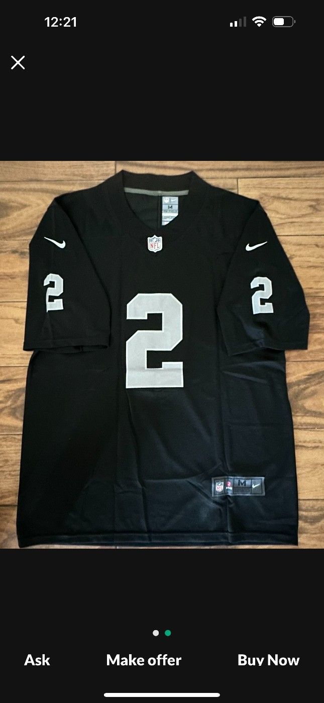 Ashton Jeanty Raiders Jersey.. Stitched.. Inbox With Your Size Info