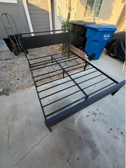 Queen size bed frame