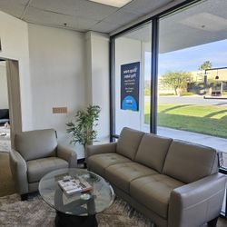 100% Real Leather Comfortable Sofa 