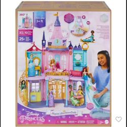 Disney Princess Ultimate Castle Dollhouse – 4 Ft Tall w/ Lights, Sounds & 25+ Accessories. Brand New