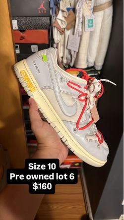Off white dunk size 10 lot #6