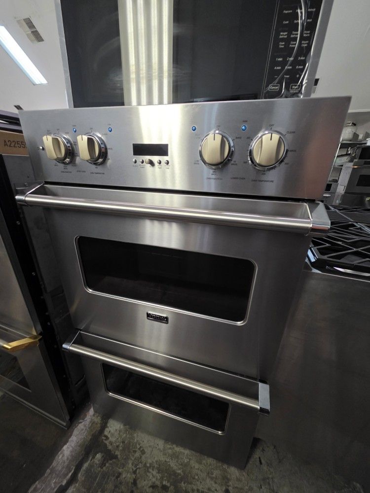 30" VIKING DOUBLE OVEN STAINLESS STEEL 
