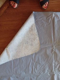 Vinyl table covering lined 52 inch square.Never used. $8.