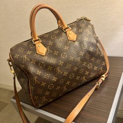 Louis Vuitton Speedy “30” With Strap Authentic