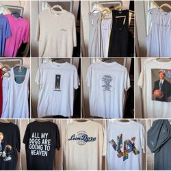 Men’s Size M Clothes – Municipal & YoungLA, ALLSAINTS, Drake’s albums (Great Deals)