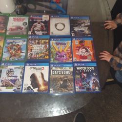 10 each Brand New Ps4 and a Few Xbox One Games