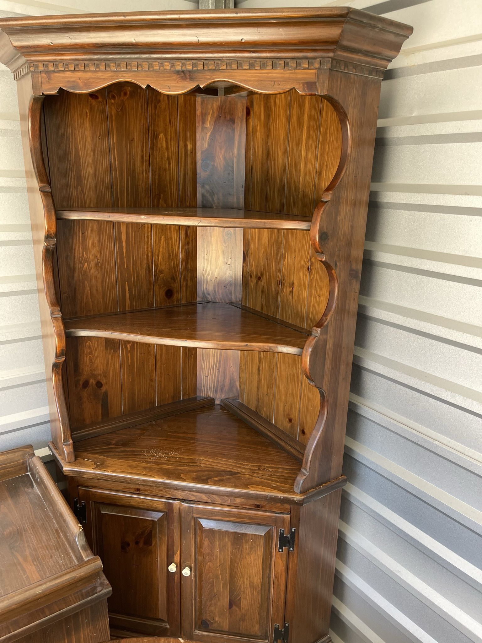 Wooden Corner Shelf