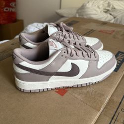Nike Dunk Low "Sail/Plum Eclipse/Diffused Taupe" Women's Shoe