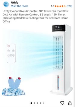 Air cooler - cooling fan, portable A/C