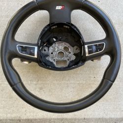 Audi S5 B8 S-Line Steering wheel With Paddles And Buttons.