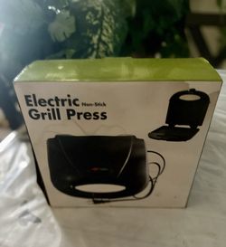 Electric Non-Stick Grill Press