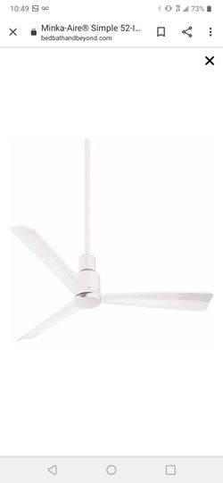 Simple 52 inch ceiling fan