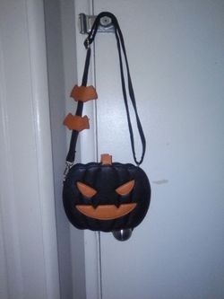 Halloween Jack-O-Lantern Pumpkin Crossbody Bag