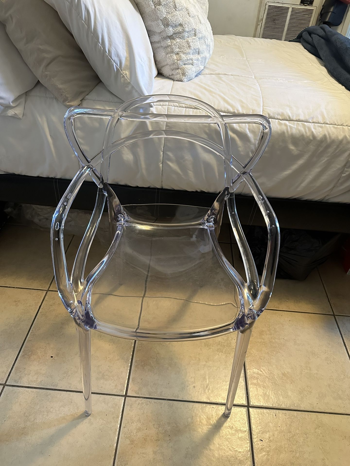 Clear Vanity Chair