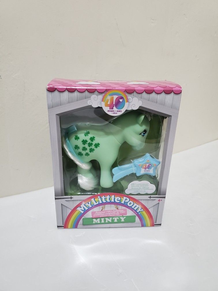 My Little Pony, 40th Anniversary 4-Inch Minty, Original 1983 Collection, Long, B