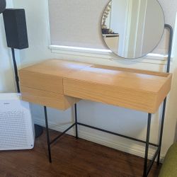 Dims Composed Vanity by L & G Studio, Modern Minimalist Desk Vanity 