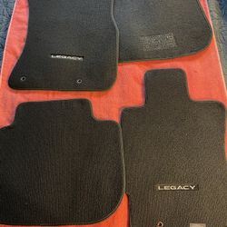 BLACK ALL WEATHER MATS OUTBACK LEGACY SUBARU