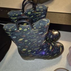 Galaxy Rain Boots