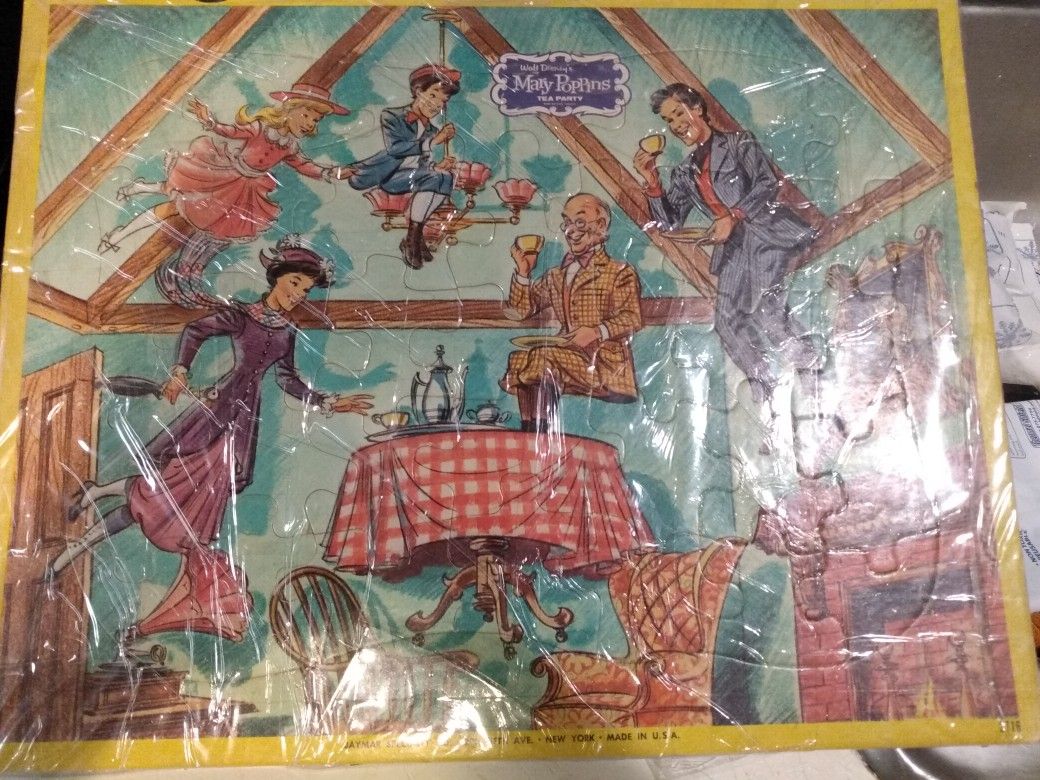 New Vintage Mary Poppins Tea Party Jigsaw Puzzle