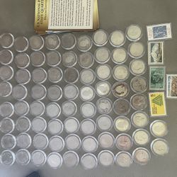 Lot Of 74 US National Parks Quarters