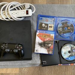 PS4 + Controller + 6+ games