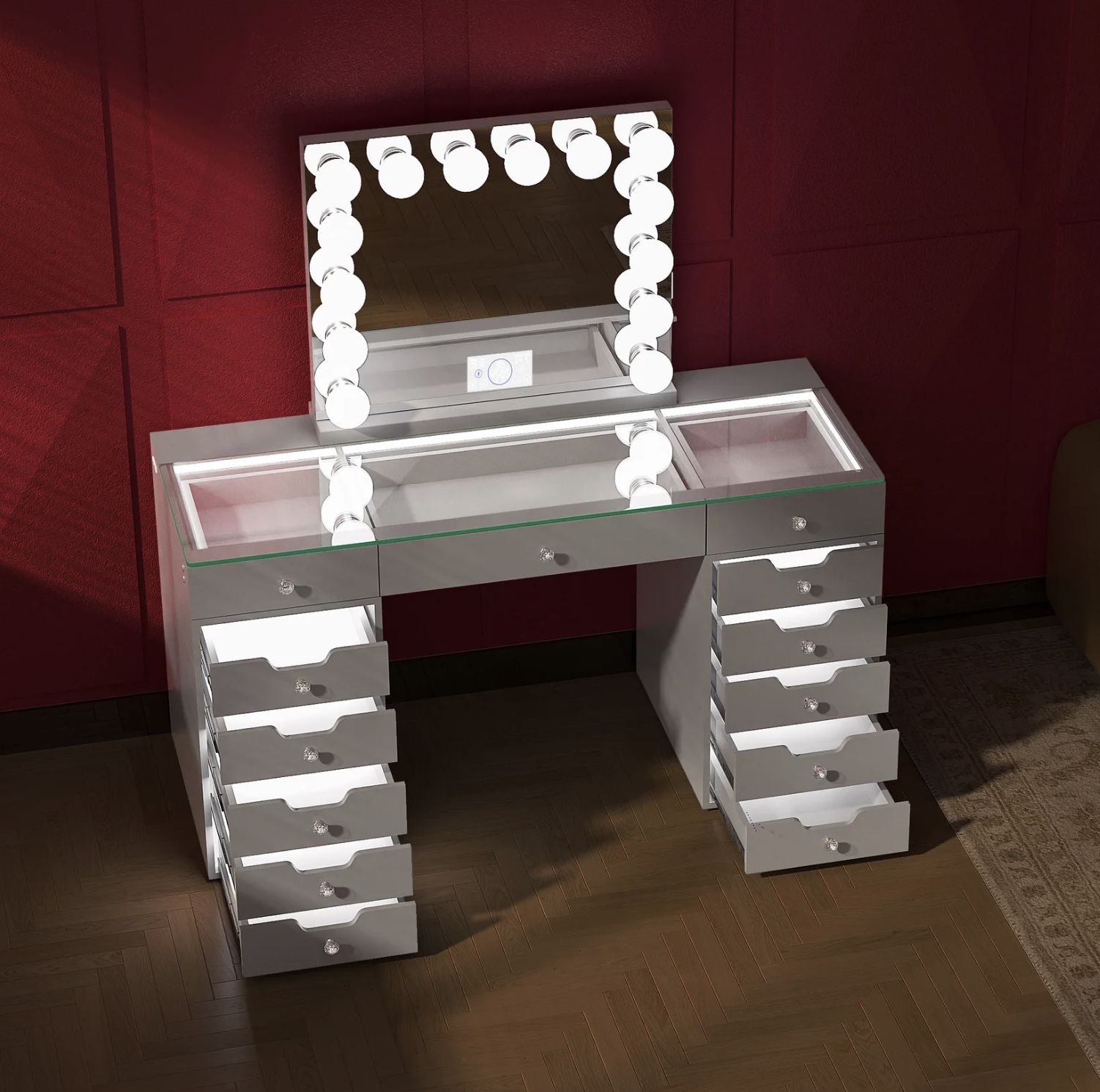 Vanity W/Bluetooth Mirror